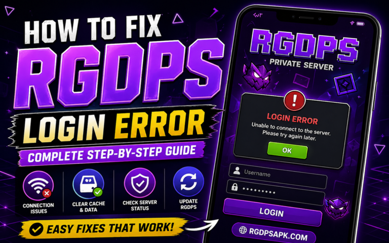 How to Fix RGDPS Login Error (Complete Step-by-Step Guide)