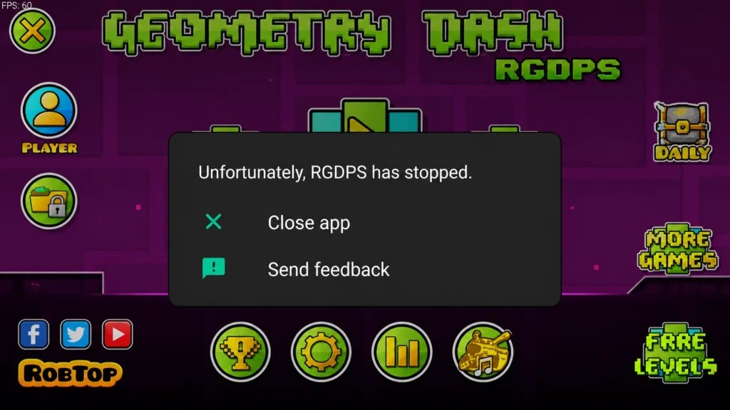 Why RGDPS Keeps Crashing on Android