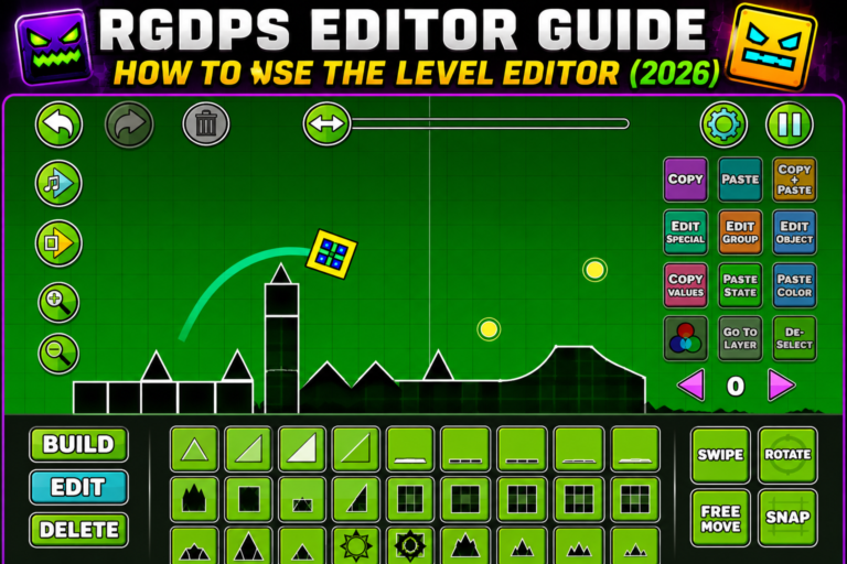 RGDPS Editor Guide How to Use the Level Editor (2026)